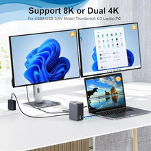 Load image into Gallery viewer, StarLinker USB4 Cable 240W 6.6Ft [USB-IF Certified], PD Charging, Supports 40Gbps Data Sync and 8K/5K@60HZ, Compatible with Thunderbolt 4/3, USB3, USB C, Lenovo, MacBook, SSD, Monitor, Docking, Black_7749
