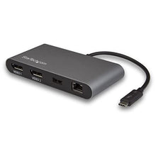 Load image into Gallery viewer, StarTech.com Dual 4K Monitor Mini Thunderbolt 3 Dock with DisplayPort - Mac &amp; Windows Docking Station - Discontinued, Limited Stock, &amp; Replaced by TB3DKM2DPL (TB3DKM2DP), BlackGray_1
