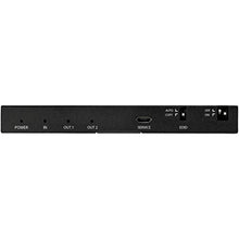 Load image into Gallery viewer, StarTech HDMI Splitter, 1 to 2, 4K 60Hz HDMI 2.0b, Scaler, EDID Copy, HDR, Black_6445
