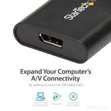 Load image into Gallery viewer, StarTech USB 3.0 to DisplayPort Adapter, 4K, Windows, TAA (USB32DPES2), Black_7590
