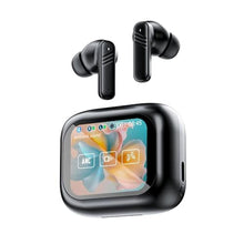 Load image into Gallery viewer, StitchGreen LX-10 Hybrid Active Noise Cancelling Wireless Earbuds BT 5.4 Play Time 4-5 Hours Stereo in-Ear Headphones, Environment Noise Cancelling Gaming Earbud, Waterproof IPX-4, Black_1

