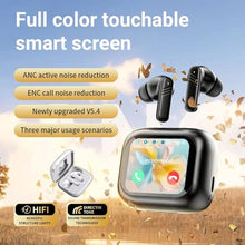Load image into Gallery viewer, StitchGreen LX-10 Hybrid Active Noise Cancelling Wireless Earbuds BT 5.4 Play Time 4-5 Hours Stereo in-Ear Headphones, Environment Noise Cancelling Gaming Earbud, Waterproof IPX-4, Black_1671
