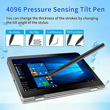 Load image into Gallery viewer, Stylus Pen for HP Envy X360 Pavilion X360 Specter X360 Spectre X2 Envy X2 Rechargeable MPP 2.0 Tilt Active Pen with 4096 Pressure Sensitivity, Palm Rejection, Magnetic Attachment Function, Black_2986
