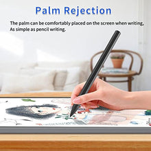 Load image into Gallery viewer, Stylus Pen for HP Envy X360 Pavilion X360 Specter X360 Spectre X2 Envy X2 Rechargeable MPP 2.0 Tilt Active Pen with 4096 Pressure Sensitivity, Palm Rejection, Magnetic Attachment Function, Black_2987
