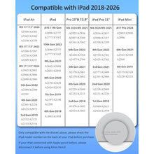 Load image into Gallery viewer, Stylus Pen for iPad (2026-2018), Fast Charge Pencil for iPad A16 11th/10/9/8/7/6 Gen, Air M4/M3/M2/11/13"/5/4/3rd, Pro M4 M5 11"/13"/12.9", Mini A17 Pro 7/6/5th, Palm Rejection Tilt Sensitivity, White_1558

