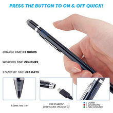 Load image into Gallery viewer, Stylus Pen for Lenovo Yoga 520/530/540/740/940 Tablets, EDIVIA Digital Pencil with 1.5mm Ultra Fine Tip Pencil for Lenovo Yoga 5/6/7 Stylus, Black_1120
