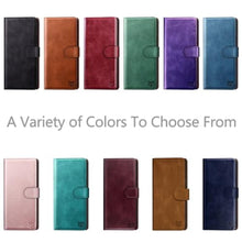 Load image into Gallery viewer, SUANPOT for Google Pixel 8 5G Wallet case with RFID Blocking Credit Card Holder,Flip Book PU Leather Protective Cover Women Men for Pixel 8 Phone case Wine Red, WineRed_7794
