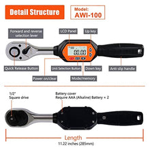 Load image into Gallery viewer, SUGPV Professional 1/2-Inch Drive Digital Torque Wrench with Buzzer &amp; LED, 3-100 Nm, Accurate to 2%, Calibrated for Reliable Performance - Ideal Bike &amp; Car Repair Tool_7071
