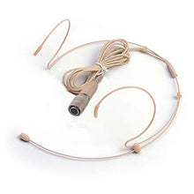 Load image into Gallery viewer, Sujeetec Microphone Headset Headworn Earset Over Ear Hanging Mic Compatible with Audio Technica Wireless System &amp; Bodypack Transmitter, Ideal for Lectures, Live Performance, Theater, Podcasts-Beige_1
