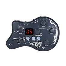 Load image into Gallery viewer, summina Guitar Pedal Multi Effects Guitar Pedal Guitar Delay Pedal Guitar Loop Pedal Portable Multi-effects Processor Effect Pedal 15 Effect Types 40 Drum Rhythms Tuning Function - Grey_1
