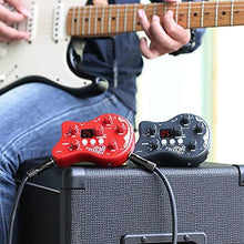 Load image into Gallery viewer, summina Guitar Pedal Multi Effects Guitar Pedal Guitar Delay Pedal Guitar Loop Pedal Portable Multi-effects Processor Effect Pedal 15 Effect Types 40 Drum Rhythms Tuning Function - Grey_301
