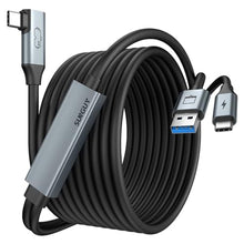 Load image into Gallery viewer, SUNGUY 16FT 5Gbps USB-C VR Link Cable, Charging While Playing, Compatible with Meta/Oculus Quest Pro/Pico4, PC/Steam VR Gaming_1
