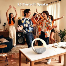 Load image into Gallery viewer, Sunrise Alarm Clock Bluetooth Speaker Wireless Charging Light for Bedroom, Silver_6204
