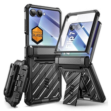 Load image into Gallery viewer, SUPCASE for Samsung Galaxy Z Flip 7 Case with Built-in Stand &amp; Belt-Clip (Unicorn Beetle Pro), [Hinge Protection] [Front Tempered Glass Screen Protector] Full Body Military-Grade Phone Cover, Black_1
