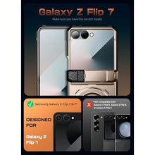 Load image into Gallery viewer, SUPCASE for Samsung Galaxy Z Flip 7 Case with Stand &amp; Front Screen Protector (Unicorn Beetle Grip), [Support MagSafe] [Hinge Protection] Full Body Military-Grade Rugged Back Phone Cover, Desert_4430
