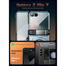 Load image into Gallery viewer, SUPCASE for Samsung Galaxy Z Flip 7 Case with Stand &amp; Front Screen Protector (Unicorn Beetle Grip), [Support MagSafe] [Hinge Protection] Full Body Military-Grade Rugged Back Phone Cover, Tilt_4415
