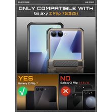 Load image into Gallery viewer, SUPCASE for Samsung Galaxy Z Flip 7 Case with Built-in Stand &amp; Belt-Clip (Unicorn Beetle Pro), [Hinge Protection] [Front Tempered Glass Screen Protector] Full Body Military-Grade Phone Cover, Desert_4414

