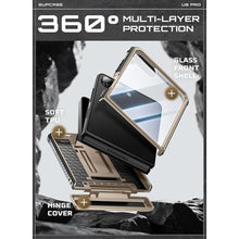 Load image into Gallery viewer, SUPCASE for Samsung Galaxy Z Flip 7 Case with Built-in Stand &amp; Belt-Clip (Unicorn Beetle Pro), [Hinge Protection] [Front Tempered Glass Screen Protector] Full Body Military-Grade Phone Cover, Desert_4417

