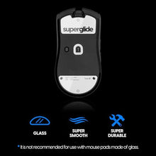 Load image into Gallery viewer, Superglide Glass Mouse Skates - Consistent Controllable Glide, Polished Round Edge, Super Balanced Gaming Mouse Feet with Durable Sole for Razer Viper v3 Pro (Type-C, White)_451

