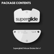 Load image into Gallery viewer, Superglide Glass Mouse Skates - Consistent Controllable Glide, Polished Round Edge, Super Balanced Gaming Mouse Feet with Durable Sole for Razer Viper v3 Pro (Type-C, White)_453
