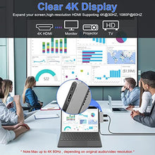 Load image into Gallery viewer, Surface Docking Station with 4K HDMI+USB-C Thunderbolt 4 (Display+Data+PD 100W)+USB 3.0/2.0+TF Card Slot, Triple Display USB C Hub for Surface Pro 8_1429
