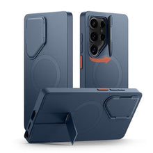 Load image into Gallery viewer, SURITCH for Samsung Galaxy S25 Ultra Phone Case, Magnetic Protective Cover with Camera Cover &amp; Adjustable Metal Kickstand for Galaxy S25 Ultra (2025)-Dark Blue, DarkBlue_1
