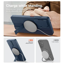 Load image into Gallery viewer, SURITCH for Samsung Galaxy S25 Ultra Phone Case, Magnetic Protective Cover with Camera Cover &amp; Adjustable Metal Kickstand for Galaxy S25 Ultra (2025)-Dark Blue, DarkBlue_3266
