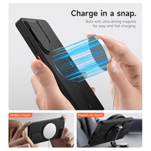 Load image into Gallery viewer, SURITCH for Samsung Galaxy S25 Ultra Phone Case, Magnetic Protective Cover with Camera Cover &amp; Adjustable Metal Kickstand for Galaxy S25 Ultra (2025)-Black_3299
