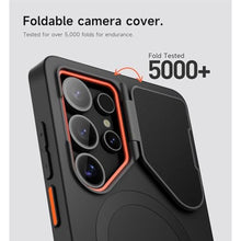 Load image into Gallery viewer, SURITCH for Samsung Galaxy S25 Ultra Phone Case, Magnetic Protective Cover with Camera Cover &amp; Adjustable Metal Kickstand for Galaxy S25 Ultra (2025)-Black_3300
