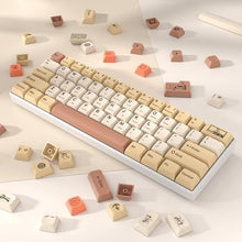 Load image into Gallery viewer, surmen 139 XDA Profile PBT Keycaps 75 Percent, Custom keycaps Dye Sublimation with ISO Keys for 61/68/82/87/108 Mechanical Keyboard (Stamp)_6506
