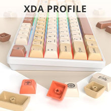 Load image into Gallery viewer, surmen 139 XDA Profile PBT Keycaps 75 Percent, Custom keycaps Dye Sublimation with ISO Keys for 61/68/82/87/108 Mechanical Keyboard (Stamp)_6509
