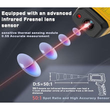 Load image into Gallery viewer, Surpeer Infrared Thermometer Gun -58F to 1796F Triple Laser 50:1, FtoF_4930
