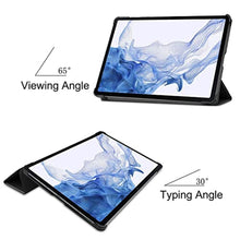 Load image into Gallery viewer, Suttkue for Samsung Galaxy Tab S9 Case 2023screen protector,high qualit Hard Shell, Lightweight,Quality PU,Anti-Fingerpirnts, Scratch Resistant, Black for Galaxy Tab S9Tablet Case_1307

