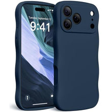 Load image into Gallery viewer, SuydanBox Magnetic for iPhone 17 Pro Max Case, [Full Camera Protection][Compatible with MagSafe] Cute Wave Frame Silicone Shockproof Protective Phone Case for iPhone 17 Pro Max 6.9", Cobalt Blue, CobaltBlue_1
