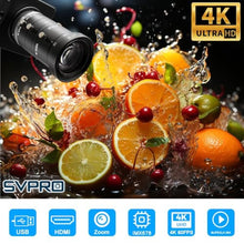 Load image into Gallery viewer, SVPRO 4K 60FPS USB3.0 HDMI Camera, Manual Focus Webcam with 10-55mm Zoom Lens, H.264 High Speed UVC Lightburn Cameras for Computer, Compatible for Windows Mac Linux Android TV, withmmZoomLensCSMount_179
