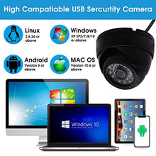 Load image into Gallery viewer, SVPRO Outdoor USB Camera 1080P Full HD Waterproof Night Vision Camera with Infrared LEDs,USB Security Camera for Home Surveillance System 30/60/120fps OV2710 Dome Camera with IR-Cut&amp;Metal Housing, MegapixelP_806
