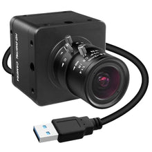 Load image into Gallery viewer, SVPRO USB 3.0 Global Shutter Camera, 1200P 120fps, 720P 200fps High-Speed Camera for Golf Swings, 2.8-12mm Manual Zoom Lens, Plug-and-Play UVC Webcam for Windows Mac Linux Android, USBCamerawithmmZoomLens_1
