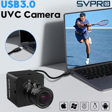 Load image into Gallery viewer, SVPRO USB 3.0 Global Shutter Camera, 1200P 120fps, 720P 200fps High-Speed Camera for Golf Swings, 2.8-12mm Manual Zoom Lens, Plug-and-Play UVC Webcam for Windows Mac Linux Android, USBCamerawithmmZoomLens_35

