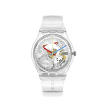Load image into Gallery viewer, Swatch Gent Biosourced Unisex Watch Casual Polymer Transparent Quartz Waterproof Clearly Gent_1
