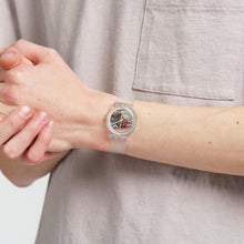 Load image into Gallery viewer, Swatch Gent Biosourced Unisex Watch Casual Polymer Transparent Quartz Waterproof Clearly Gent_8431
