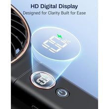 Load image into Gallery viewer, SWEETFULL Handheld Portable Fan, 5000mAh Rechargeable Battery, 6 Speed Wind, LED Digital Display, Foldable Electric Personal Mini Travel Fan with Backup Power, Summer Essentials Gifts for Women Girl_2236
