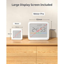 Load image into Gallery viewer, SwitchBot Meter Pro, Digital Hygrometer &amp; Thermometer - Wireless Indoor Temperature &amp; Humidity Monitor with Bluetooth App Control, Real-Time Alerts (1, Meter Pro), White_2605
