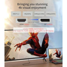 Load image into Gallery viewer, SWITCHFLUX HDMI to Displayport Adapter [2 Pack], 4k@60Hz HDMI to Displayport Converter, Aluminium HDMI Male to DP Female Adapter Compatible with PC, Graphics Card, Laptop and More, 1.96 inch, Grey_4704
