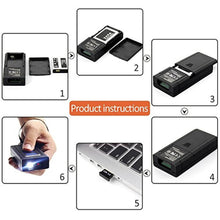 Load image into Gallery viewer, Symcode Bluetooth Wireless Barcode Scanner,Compatible with Bluetooth Function &amp; 2.4GHz Wireless, Portable Barcode Reader Work with Windows, Mac,Android, iOS Phones, Tablets or Computers, LaserDBluetoothScanner_615
