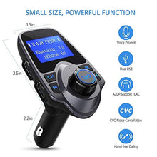 Load image into Gallery viewer, T11 Wireless Bluetooth FM Transmitter Handsfree Car Kit MP3 Player Wireless Bluetooth Adapter with Dual USB Port Car Kit_3575
