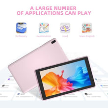 Load image into Gallery viewer, Tablet Android 14, CUPEISI 7 inch Tablet with Case, 8GB RAM+32GB ROM/ 1TB Expandable Tableta, 1.6Ghz Quad-core Processor Computer, 1024*600 IPS 7'' HD Touch Screen, 5MP Camera, WiFi, Game, Bluetooth, Pink_623
