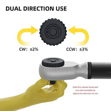 Load image into Gallery viewer, TAGVIT 1/2 Inch Drive Digital Torque Wrench, 12.5-250.8 Ft.lb/17-340 Nm Electronic Torque Wrench, 2% Accuracy with Preset Value, Data Storage, Buzzer and LED Flash Notification for Motorcycle, Car, BlackSilver_6869
