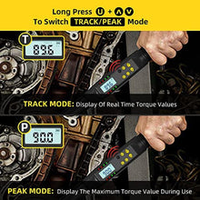 Load image into Gallery viewer, TAGVIT 1/2 Inch Drive Digital Torque Wrench, 12.5-250.8 Ft.lb/17-340 Nm Electronic Torque Wrench, 2% Accuracy with Preset Value, Data Storage, Buzzer and LED Flash Notification for Motorcycle, Car, BlackSilver_6872
