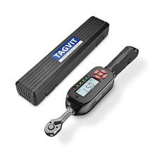Load image into Gallery viewer, TAGVIT 1/4 Inch Drive Digital Torque Wrench, 1.1-22.1Ft.lb/1.5-30Nm Electronic Bike Torque Wrench, 2% Accuracy with Preset Value, Data Storage, Buzzer and LED Flash Notification for Bicycle Moto, Black_1
