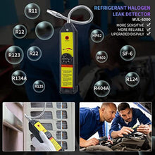 Load image into Gallery viewer, Tallew 3 Pcs Refrigerant Leak Detector Kit with 68 LED Light and UV Protective Glasses, HVAC Ac UV Dye Leak Detection Light Tester for Car Air Conditioner R134a R410a R22 Halogen Refrigerants, Black_6997
